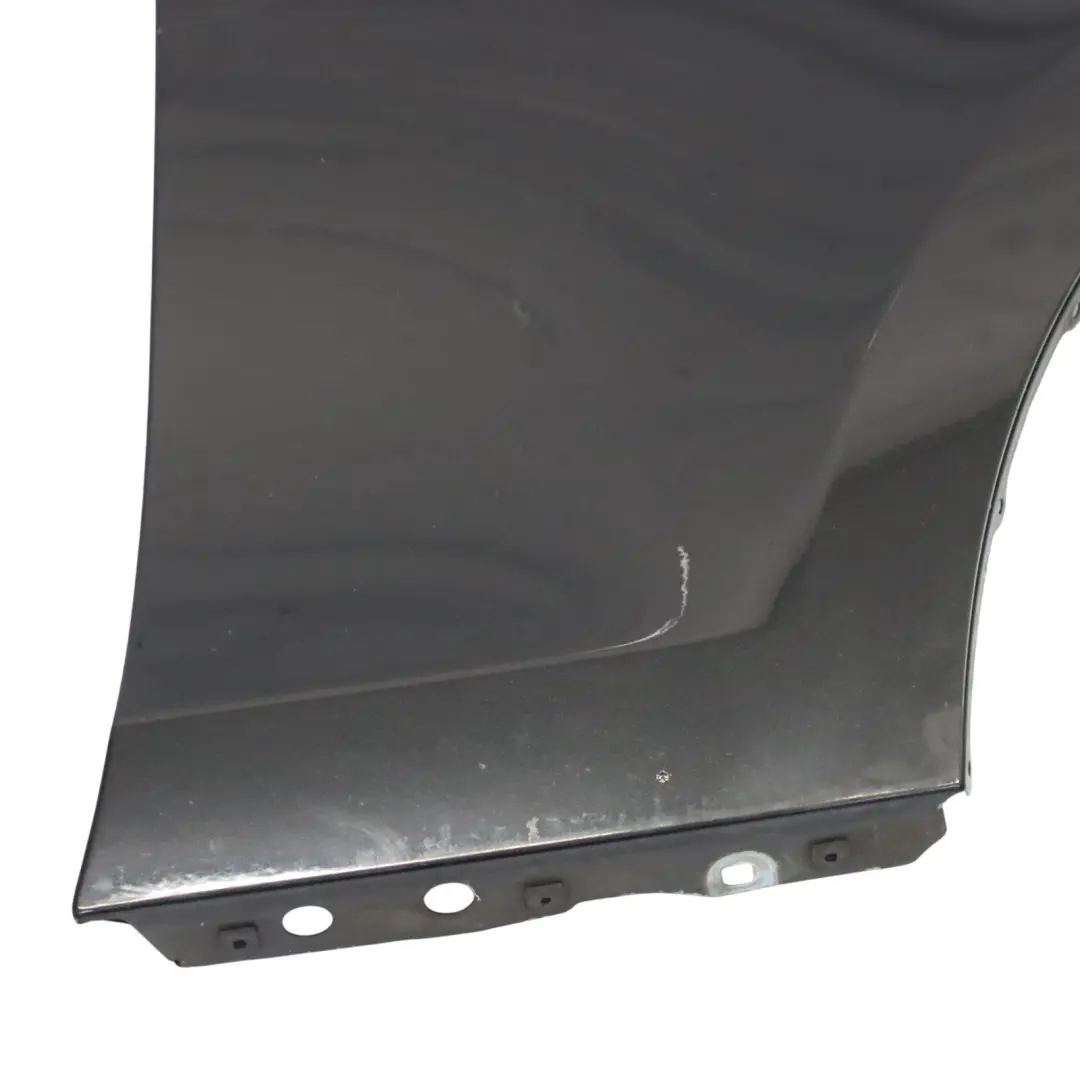 BMW E81 E87 Błotnik Prawy Przedni Black Sapphire Czarny Metalik - 475 - SKU 7133228-BS6 - Numer Części 7133228