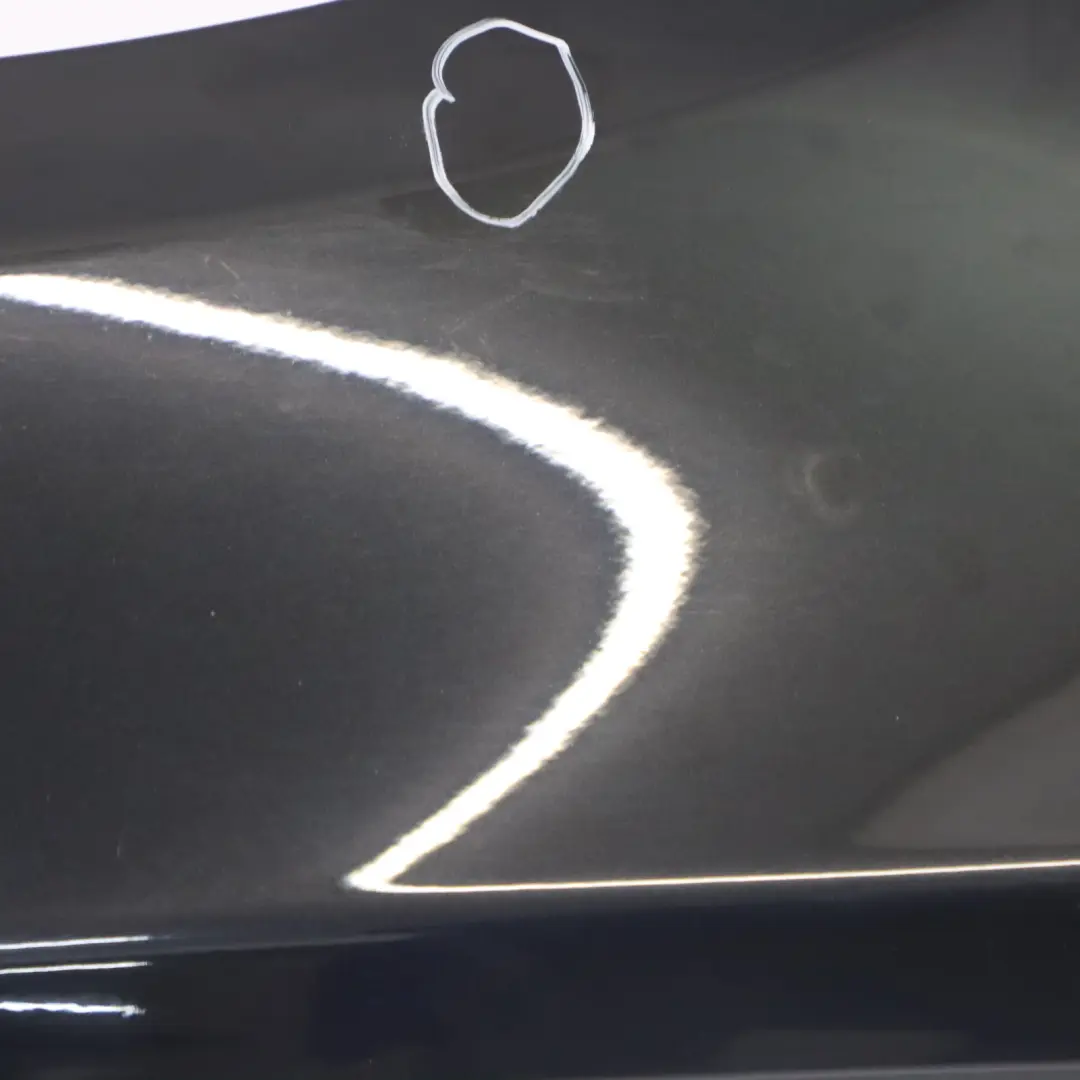 BMW E81 E87 Pannello laterale parafango ala anteriore destra Nero Zaffiro 475 - SKU 7133228-BS7 - Numero di parte 7133228