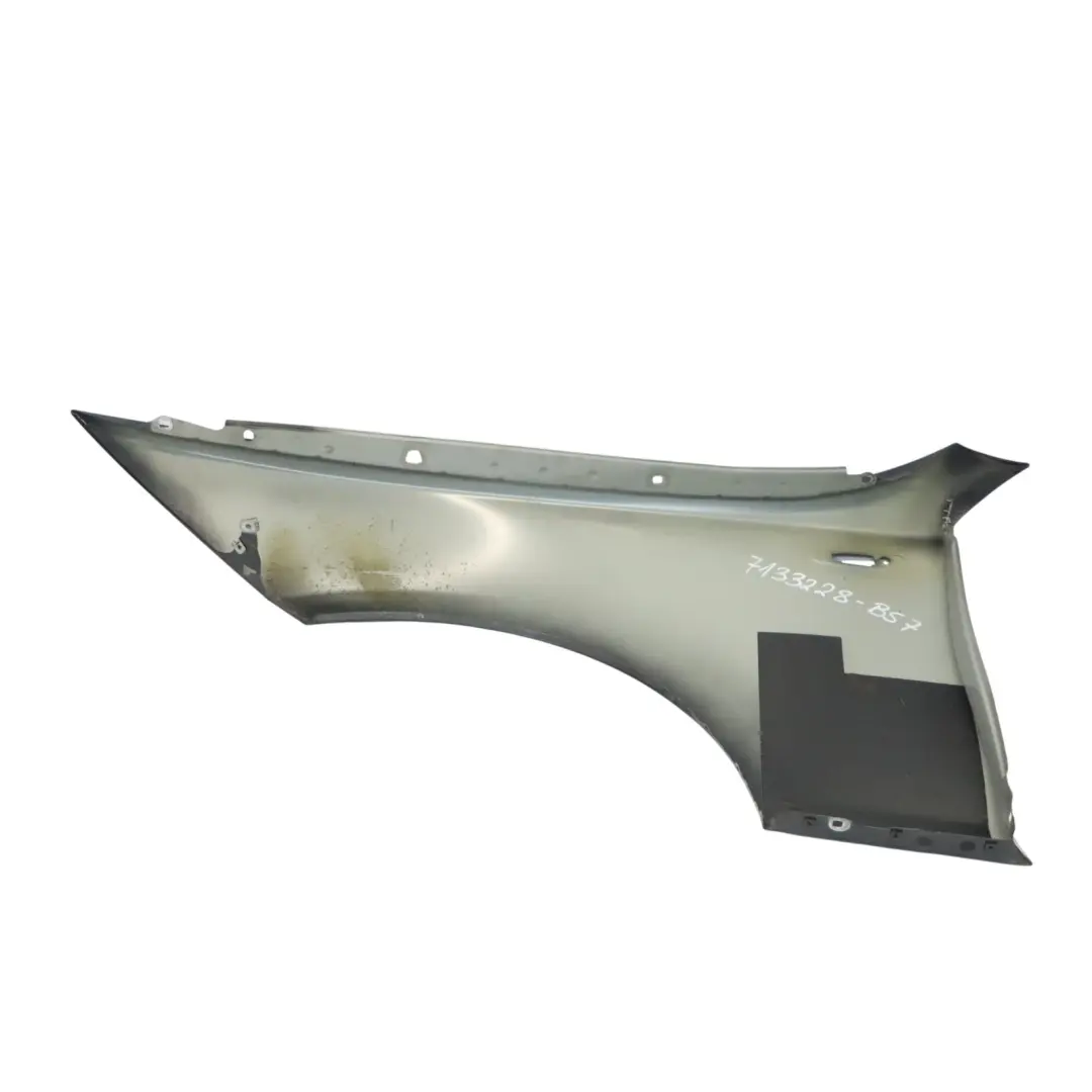 BMW E81 E87 Pannello laterale parafango ala anteriore destra Nero Zaffiro 475 - SKU 7133228-BS7 - Numero di parte 7133228