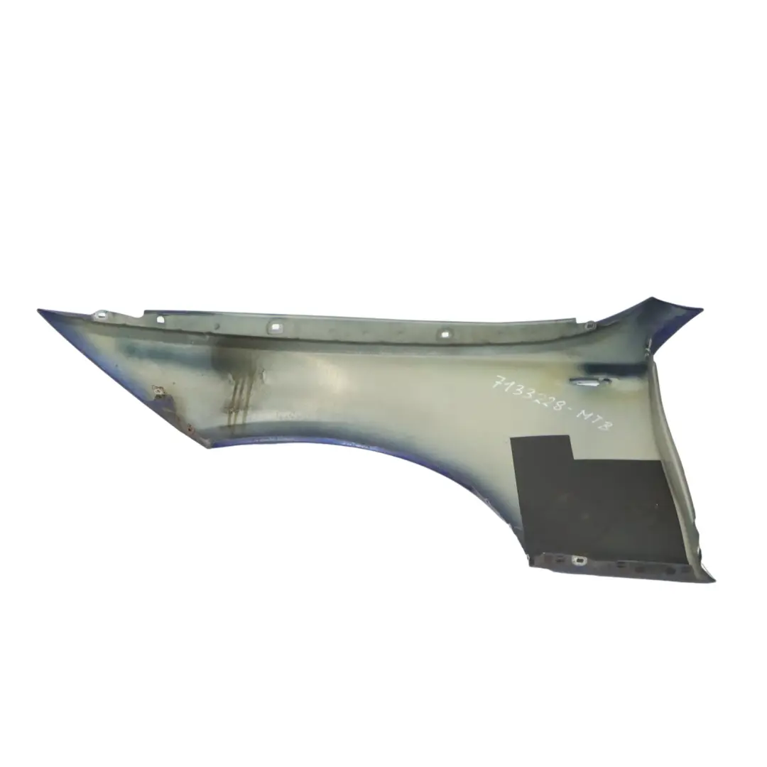 BMW E81 E87 Side Panel Fender Wing Front Right O/S Montegoblau Blue - A51 - SKU 7133228-MTB - Part number 7133228