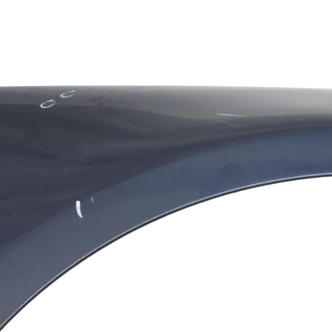 BMW E90 E91 Side Panel Fender Wing Front Right O/S Tiefseeblau Blue - A76 - SKU 7135680-DSB2 - Part number 7135680