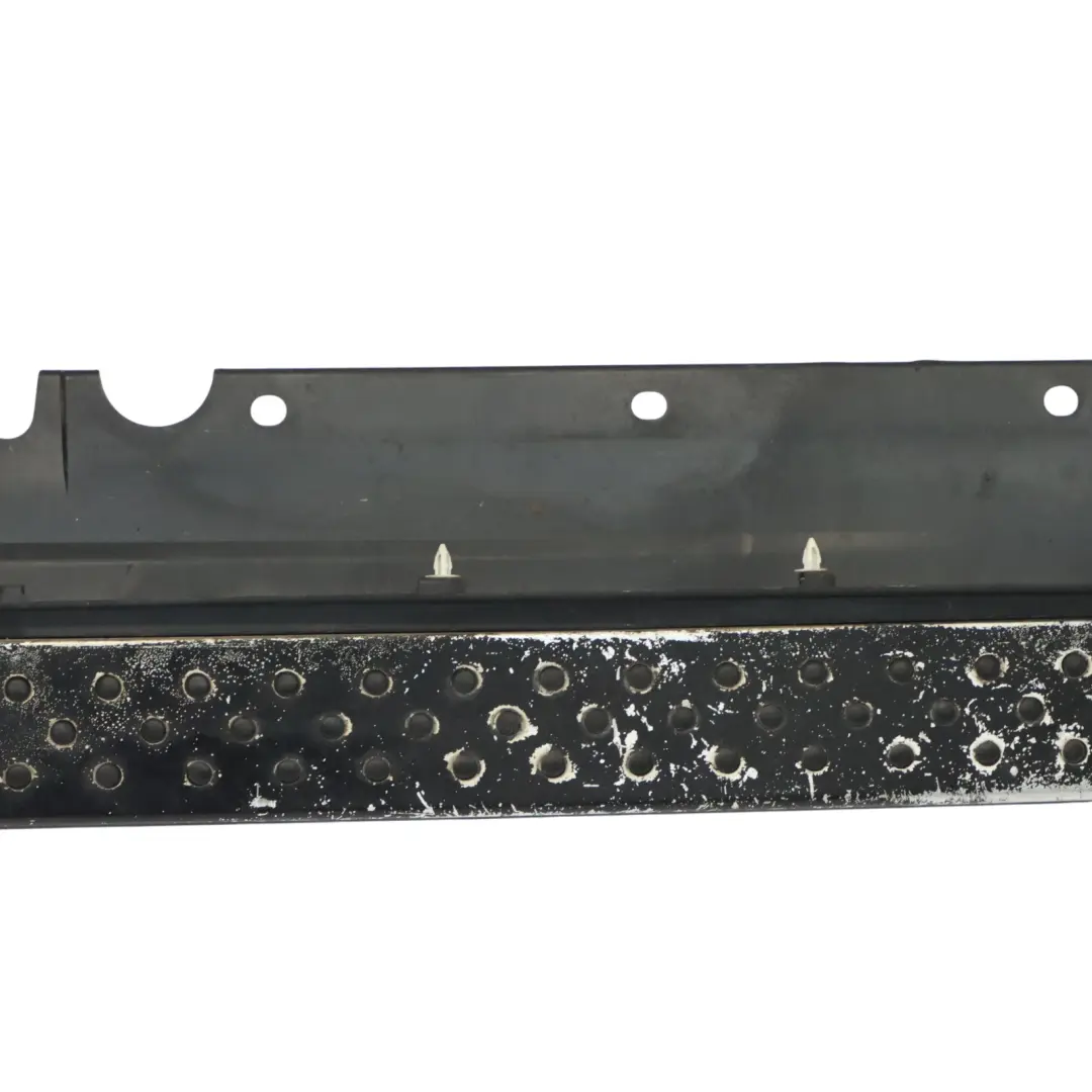BMW X5 E70 Side Skirt Right O/S Sill Strip Cover Panel Aluminium Footplate Black - SKU 7163556-1 - Part number 7163556