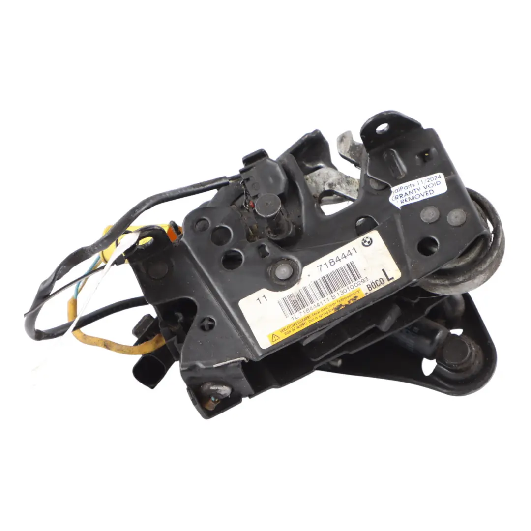 BMW F01 F02 F10 F11 Bonnet Hood Closing Front System Lock Left N/S - SKU 7184441 - Part number 7184441
