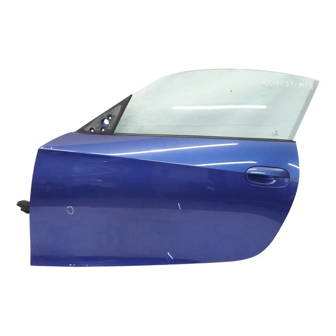 Puerta Delantera Izquierda Montegoblau Azul Montego - A51 para BMW Z4 E85 E86 con número de pieza 7201637 BMW Z4 E85 E86 Puerta Delantera Izquierda Montegoblau Azul Montego - A51 - SKU 7201637-MTB - Número de pieza 7201637