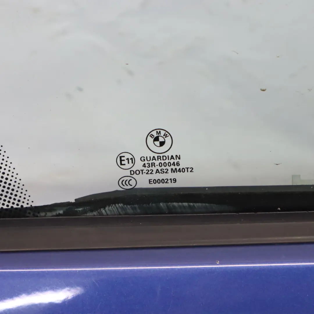 Puerta Delantera Derecha Montegoblau Montegoblau Metallic - A51 para BMW Z4 E85 con número de pieza 7201638 BMW Z4 E85 Puerta Delantera Derecha Montegoblau Montegoblau Metallic - A51 - SKU 7201638-MTB - Número de pieza 7201638