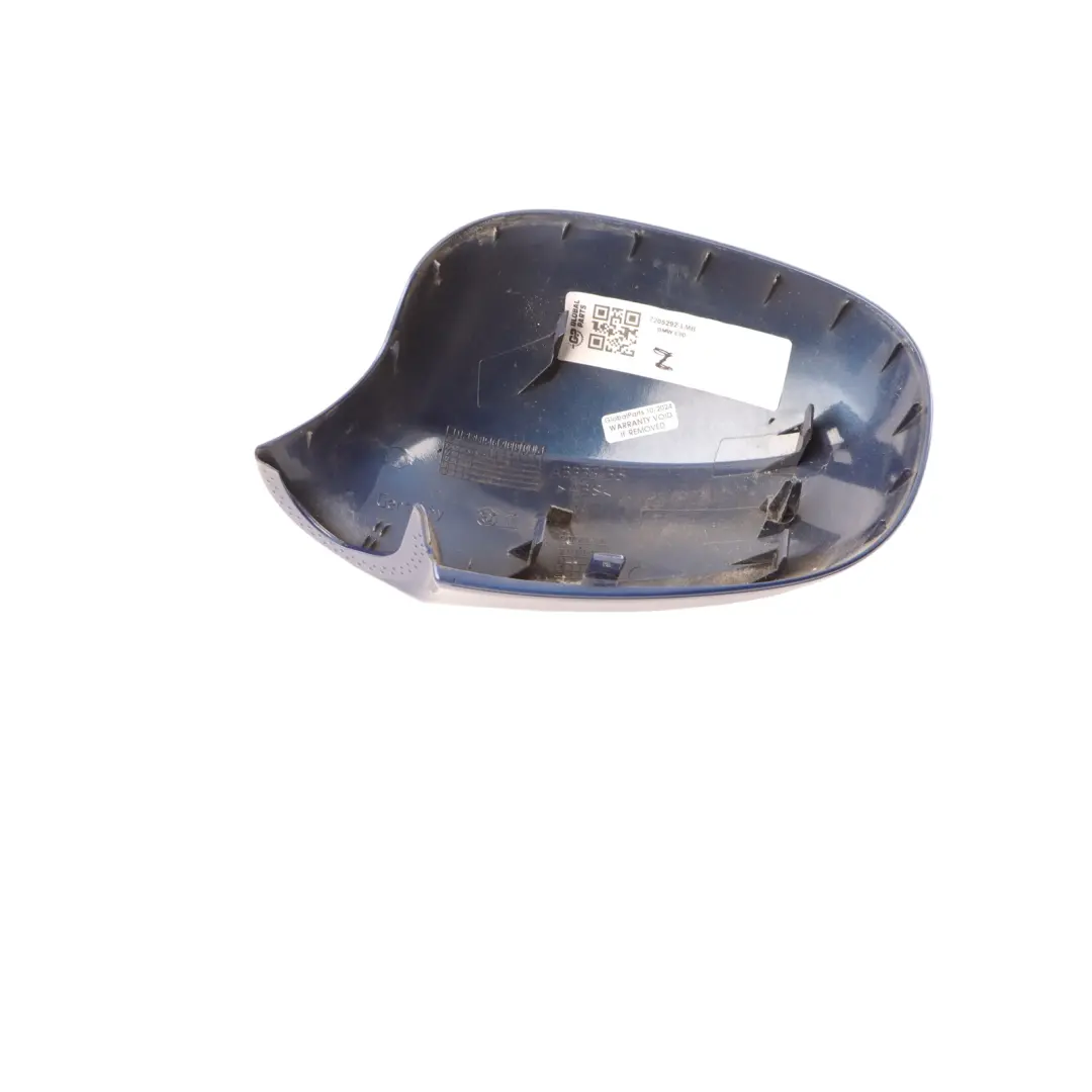 Wing Mirror Cover BMW E90 E91 LCI Right O/S Mirror Cap Le Mans Blue 381 to with Part number 7205292 Wing Mirror Cover BMW E90 E91 LCI Right O/S Mirror Cap Le Mans Blue 381 - SKU 7205292-LMB - Part number 7205292