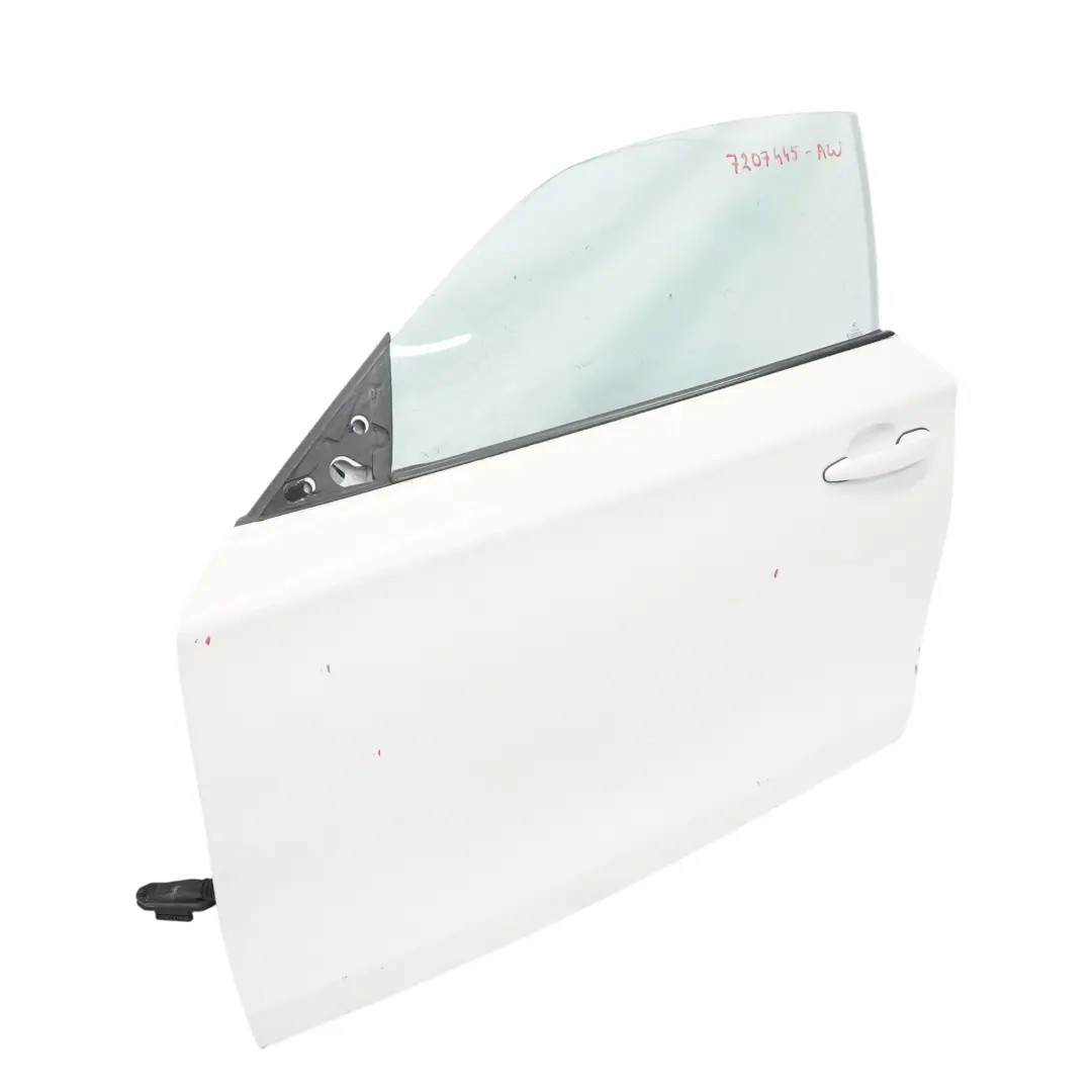 Door Front Left N/S BMW E81 E82 E88 Alpinweiss Alpine White 3 - 300 to with Part number 7207445 Door Front Left N/S BMW E81 E82 E88 Alpinweiss Alpine White 3 - 300 - SKU 7207445-AW - Part number 7207445