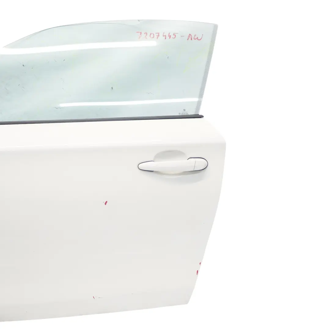 Door Front Left N/S BMW E81 E82 E88 Alpinweiss Alpine White 3 - 300 to with Part number 7207445 Door Front Left N/S BMW E81 E82 E88 Alpinweiss Alpine White 3 - 300 - SKU 7207445-AW - Part number 7207445