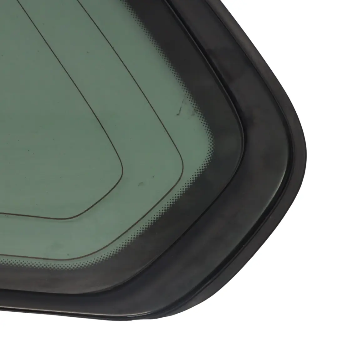 BMW X5 E70 Ventana Lateral Negra Junta de Cristal Trasera Izquierda AS3 7207883 - SKU 7207885-5 - Número de pieza 7207885