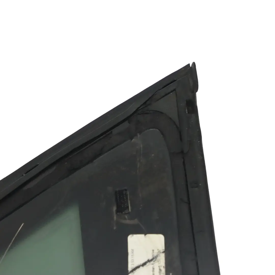 BMW X5 E70 Ventana Lateral Negra Junta de Cristal Trasera Izquierda AS3 7207883 - SKU 7207885-5 - Número de pieza 7207885