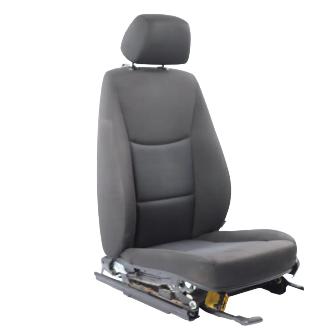 Fotel Lewy Materiał Vertex Czarny do BMW E90 E91 LCI o numerze 7212155 BMW E90 E91 LCI Fotel Lewy Materiał Vertex Czarny - SKU 7212155 - Numer Części 7212155