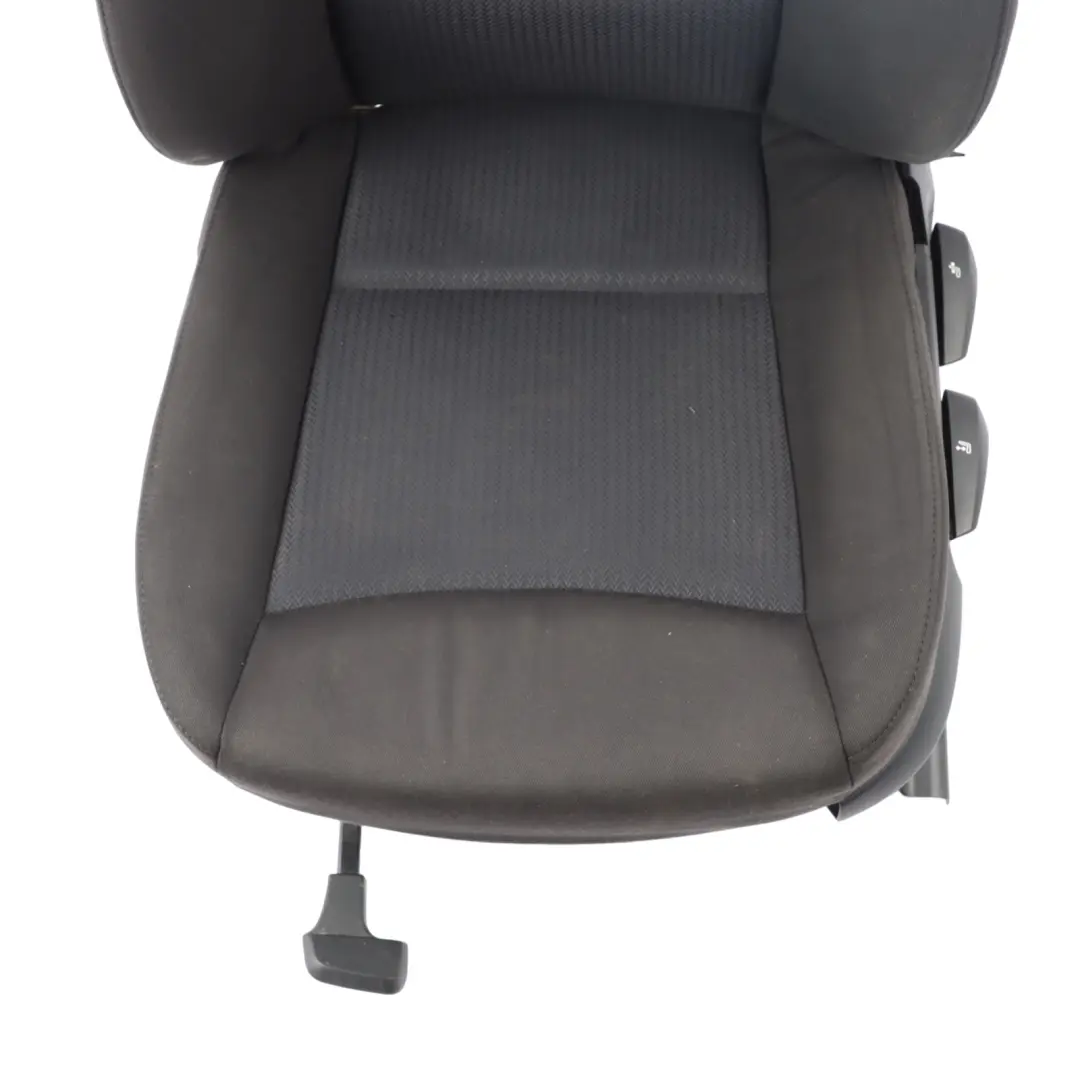 Interior Tela Asiento Delantero Izquierdo Vertex Antracita para BMW E90 E91 LCI con número de pieza 7212155 BMW E90 E91 LCI Interior Tela Asiento Delantero Izquierdo Vertex Antracita - SKU 7212155 - Número de pieza 7212155