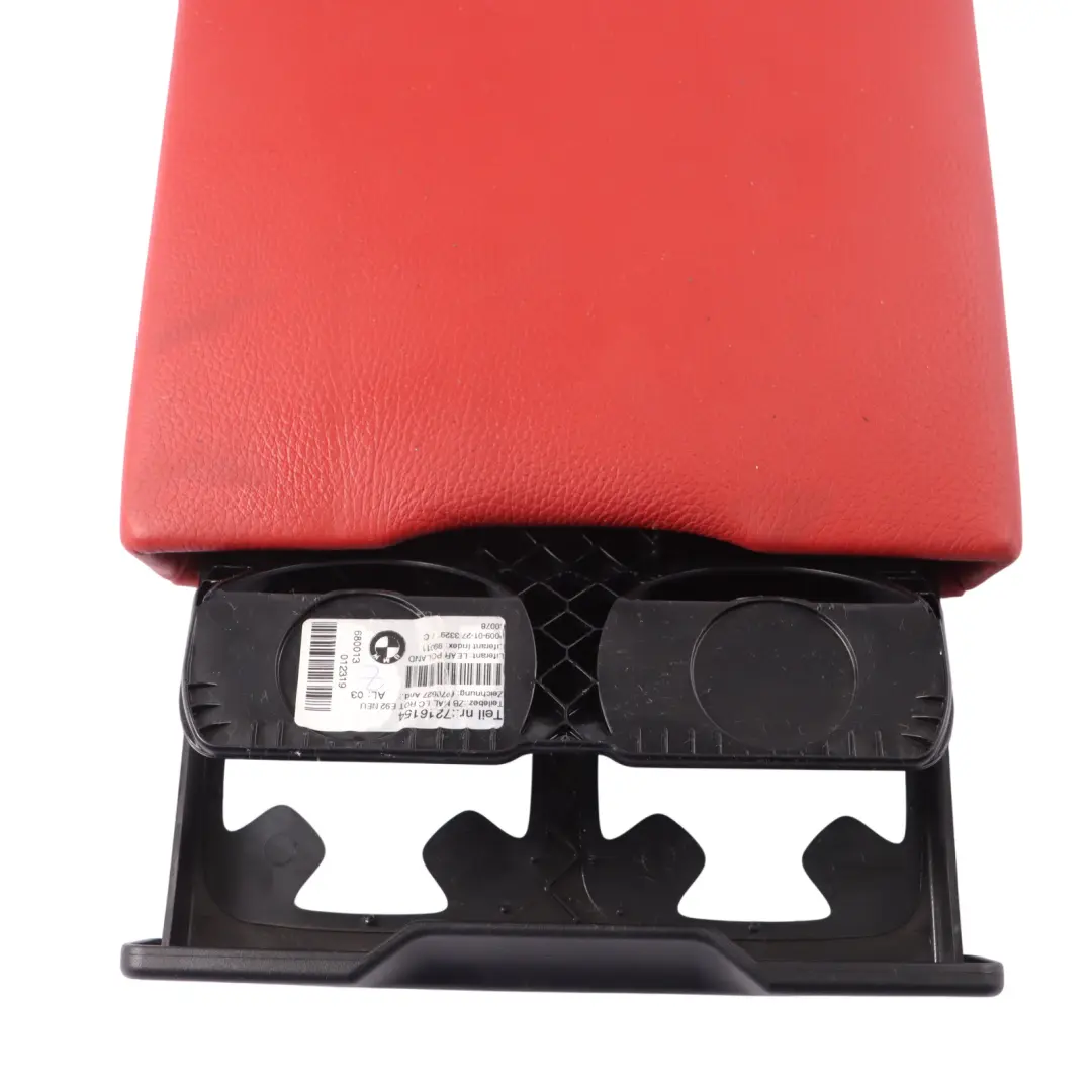  Accoudoir central arrière BMW E90 E91 LCI Dossier siège cuir Dakota Korall Red - SKU 7216154 - Numéro de pièce 7216154