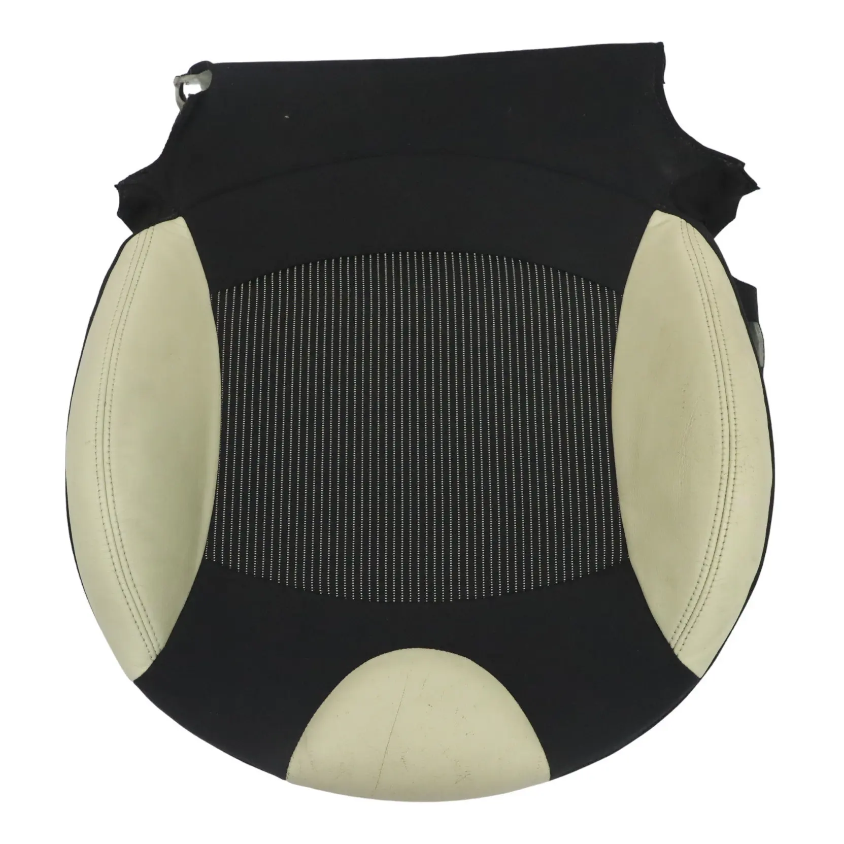 Mini R56 R57 Anteriore Sinistra Sport Coprisedile Mezza Pelle Crema Bianco