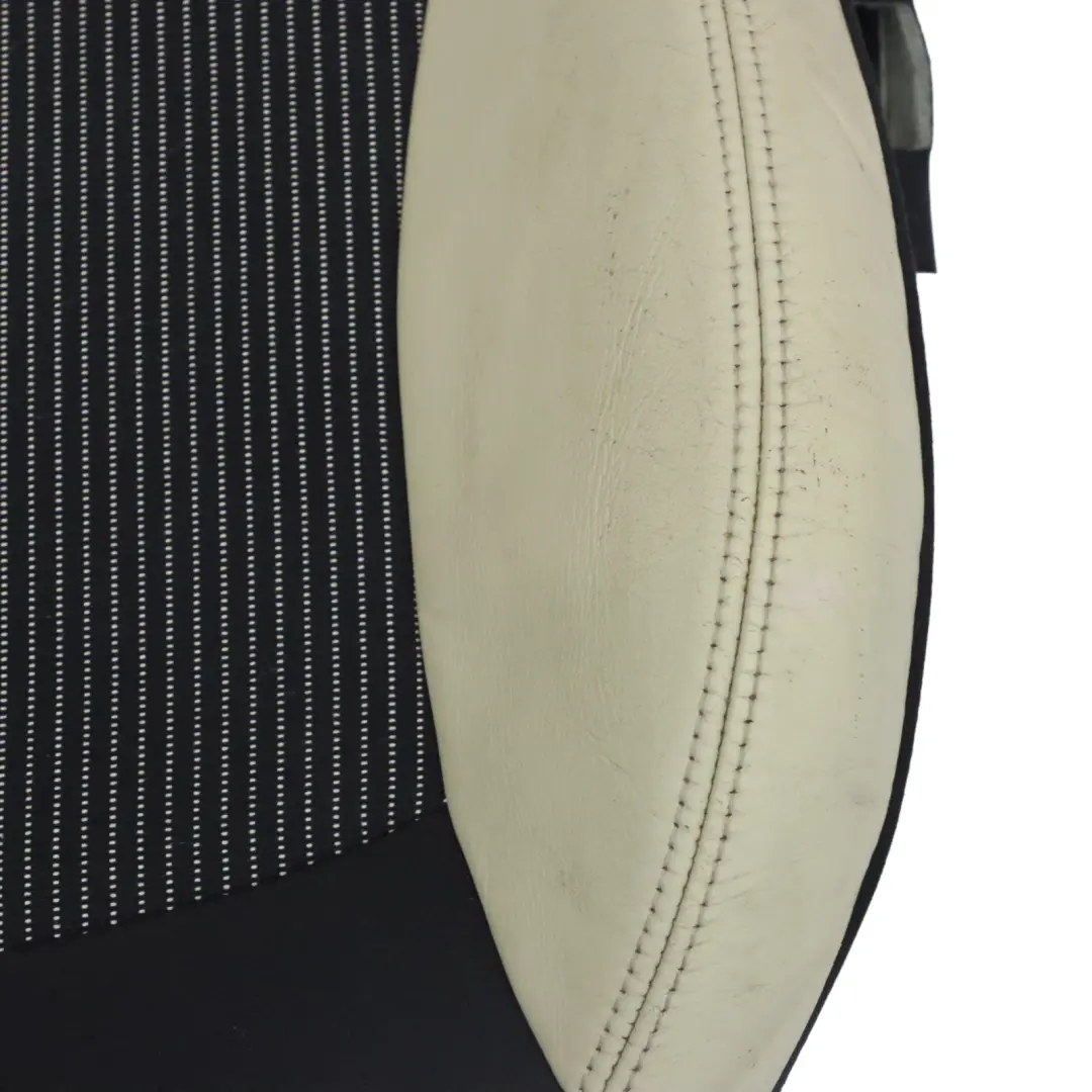 Mini Cooper R56 R57 Front Left N/S Sport Seat Cover Half Leather Cream White - SKU 7233759 - Part number 7233759