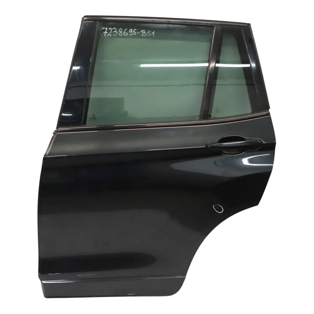 Puerta Trasera Izquierda Black Sapphire Metallic - 475 para BMW X3 F25 con número de pieza 7238695 BMW X3 F25 Puerta Trasera Izquierda Black Sapphire Metallic - 475 - SKU 7238695-BS1 - Número de pieza 7238695