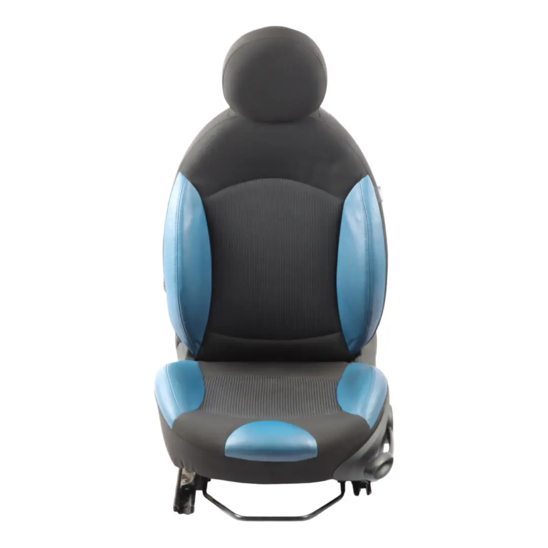 Sedile Sportivo SX Resto Tessuto Pelle Blu per Mini Cooper One R55 R56 R57 con numero di parte 7242357 Mini Cooper One R55 R56 R57 Sedile Sportivo SX Resto Tessuto Pelle Blu - SKU 7242357 - Numero di parte 7242357
