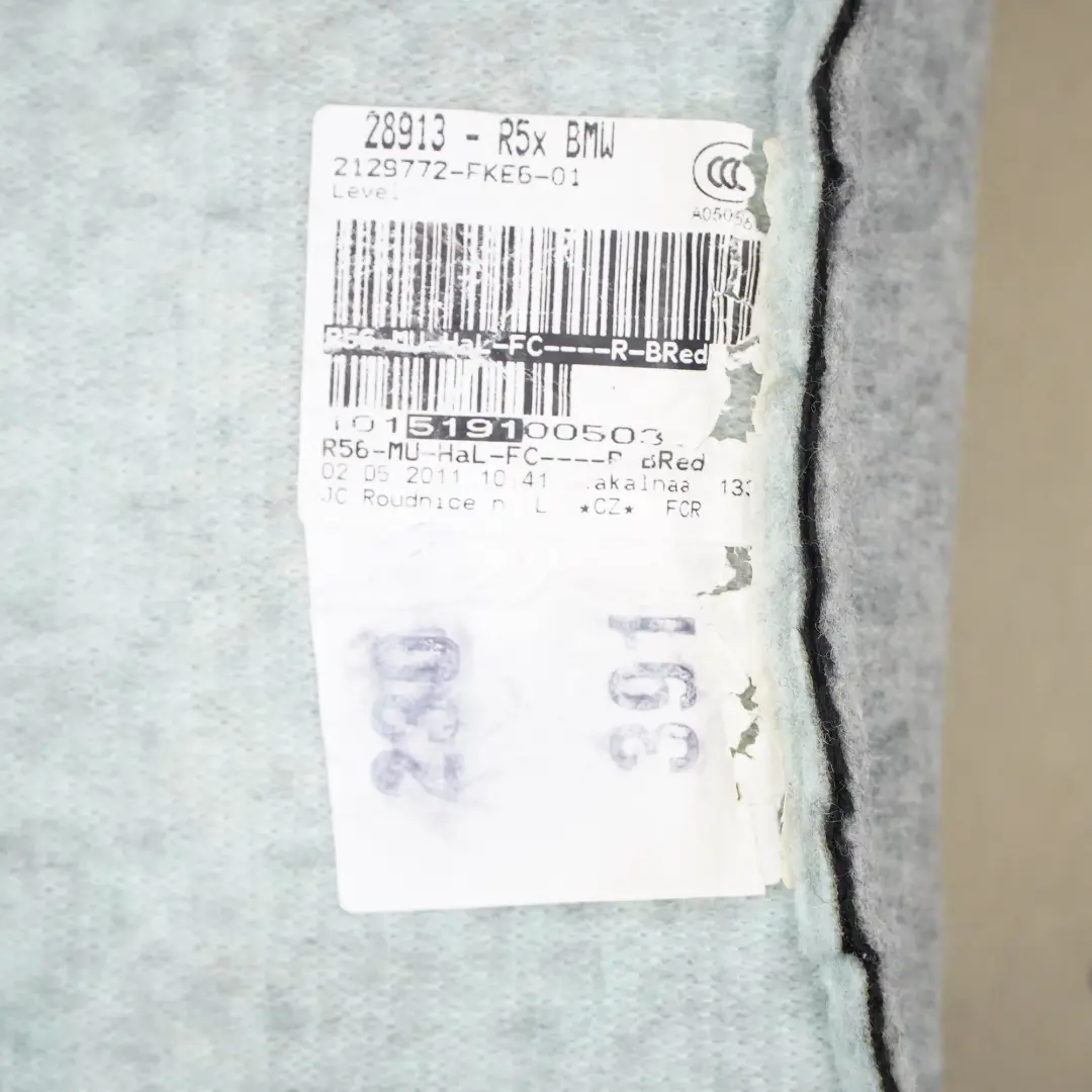 Front Sport Sitzbezug Kissen Rechts Rooster Rot für Mini R56 mit Teilenummer 7242360 Mini R56 Front Sport Sitzbezug Kissen Rechts Rooster Rot - SKU 7242360 - Teilenummer 7242360