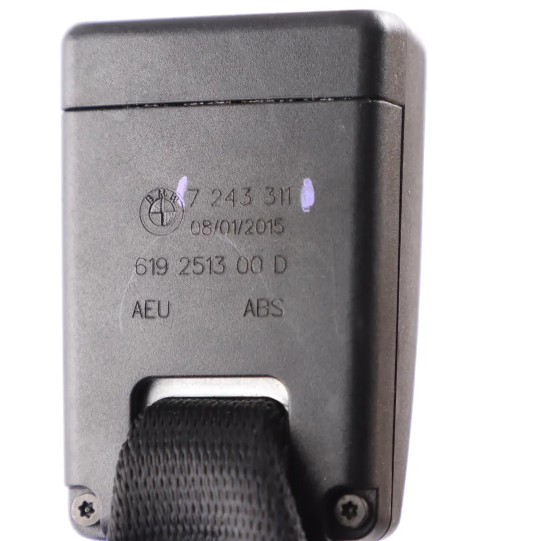 Lower Belt Buckle Rear Seat Left N/S Catch to BMW F20 F21 F22 F30 F31 F32 with Part number 7243311 BMW F20 F21 F22 F30 F31 F32 Lower Belt Buckle Rear Seat Left N/S Catch - SKU 7243311 - Part number 7243311
