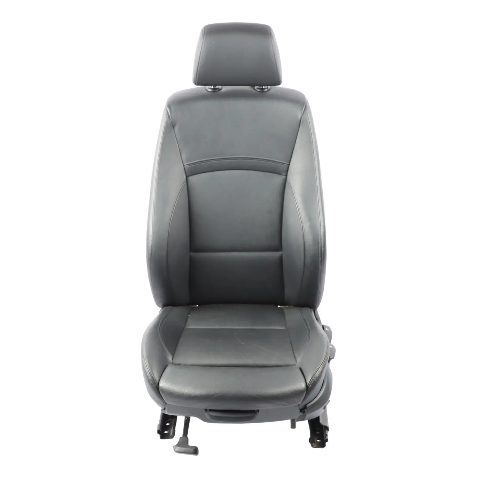 BMW E90 E91 LCI M Sport Siège Avant Gauche Intérieur Cuir Noir Chauffant