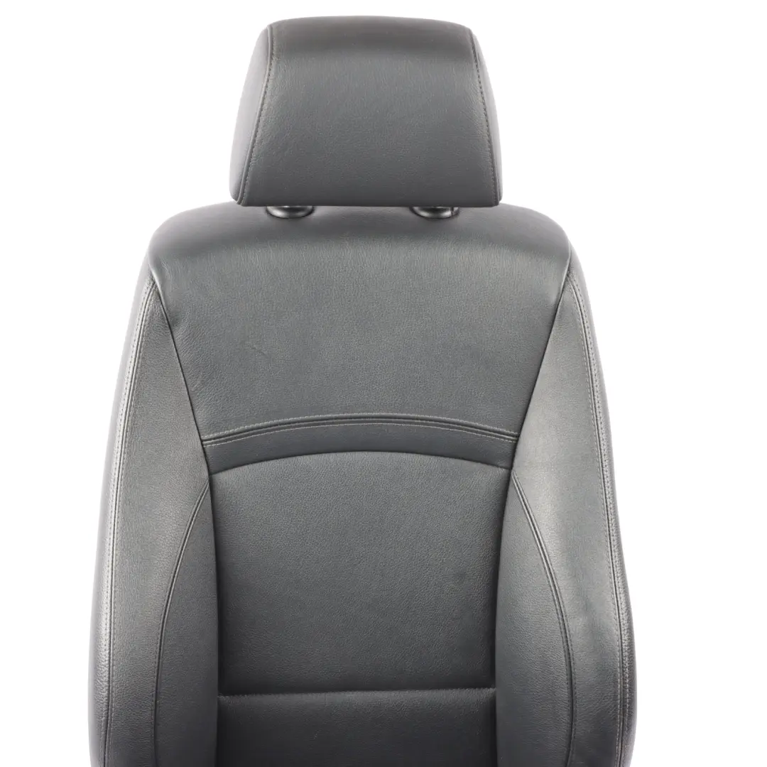 BMW E90 E91 LCI M Sport Siège Avant Gauche Intérieur Cuir Noir Chauffant - SKU 7246857-4 - Numéro de pièce 7246857