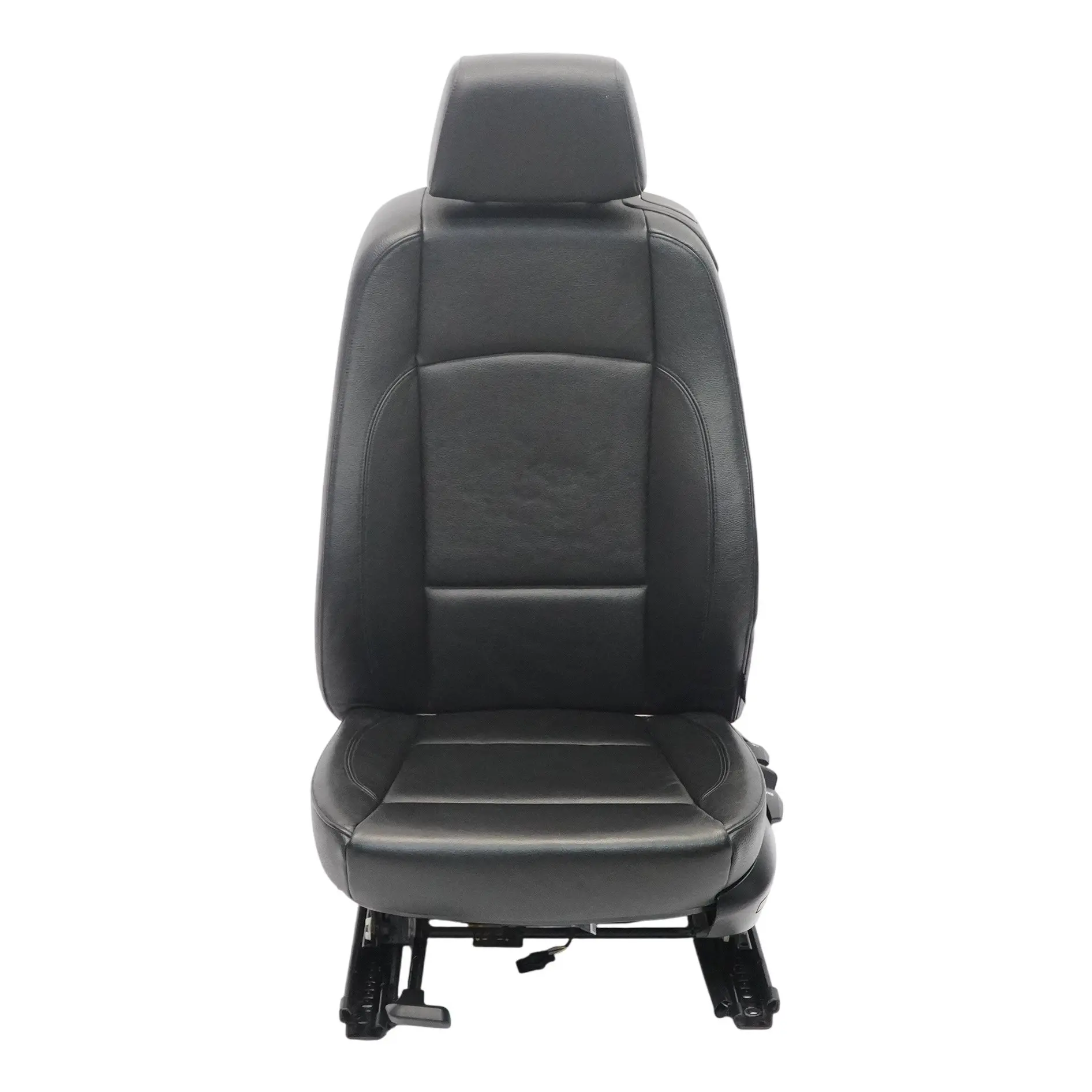 BMW E88 Cabrio Sedile Anteriore Sinistro Interno Pelle Boston Nero
