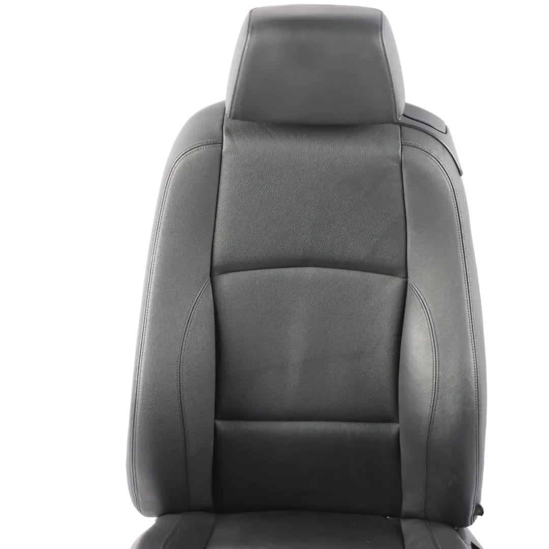 BMW E88 Convertible Front Left N/S Seat Heated M Sport Boston Black Leather - SKU 7247331-1 - Part number 7247331
