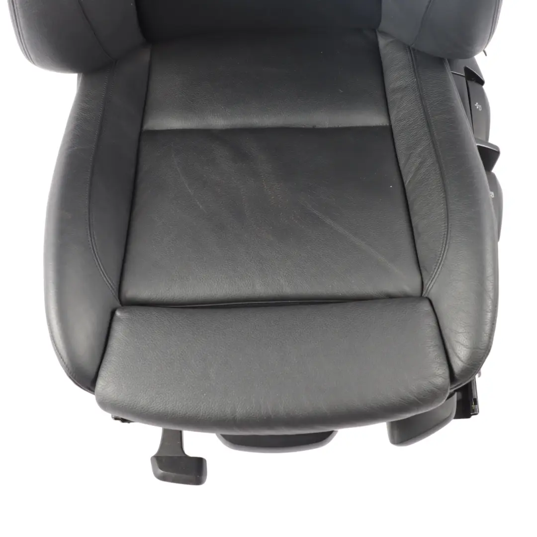 BMW E88 Convertible Front Left N/S Seat Heated M Sport Boston Black Leather - SKU 7247331-1 - Part number 7247331