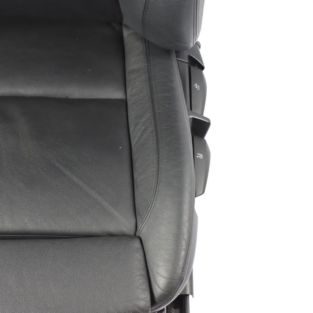BMW E88 Convertible Front Left N/S Seat Heated M Sport Boston Black Leather - SKU 7247331-1 - Part number 7247331