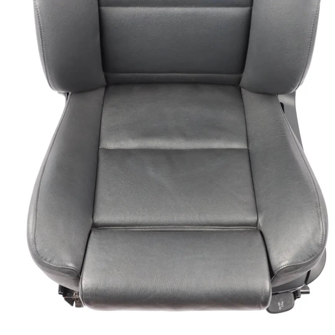 BMW E60 E61 M Sport Vorne Links Sitz Beheizt Schwarz Leder Dakota - SKU 7249382-2 - Teilenummer 7249382