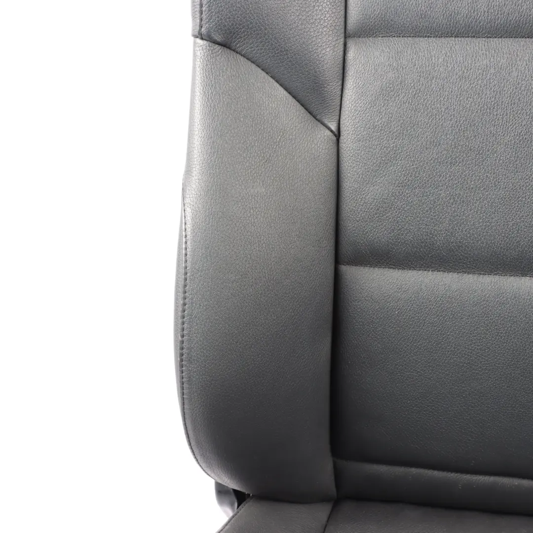 Front Left N/S Seat Heated Black Leather Dakota to BMW E60 E61 M Sport with Part number 7249382 BMW E60 E61 M Sport Front Left N/S Seat Heated Black Leather Dakota - SKU 7249382-2 - Part number 7249382