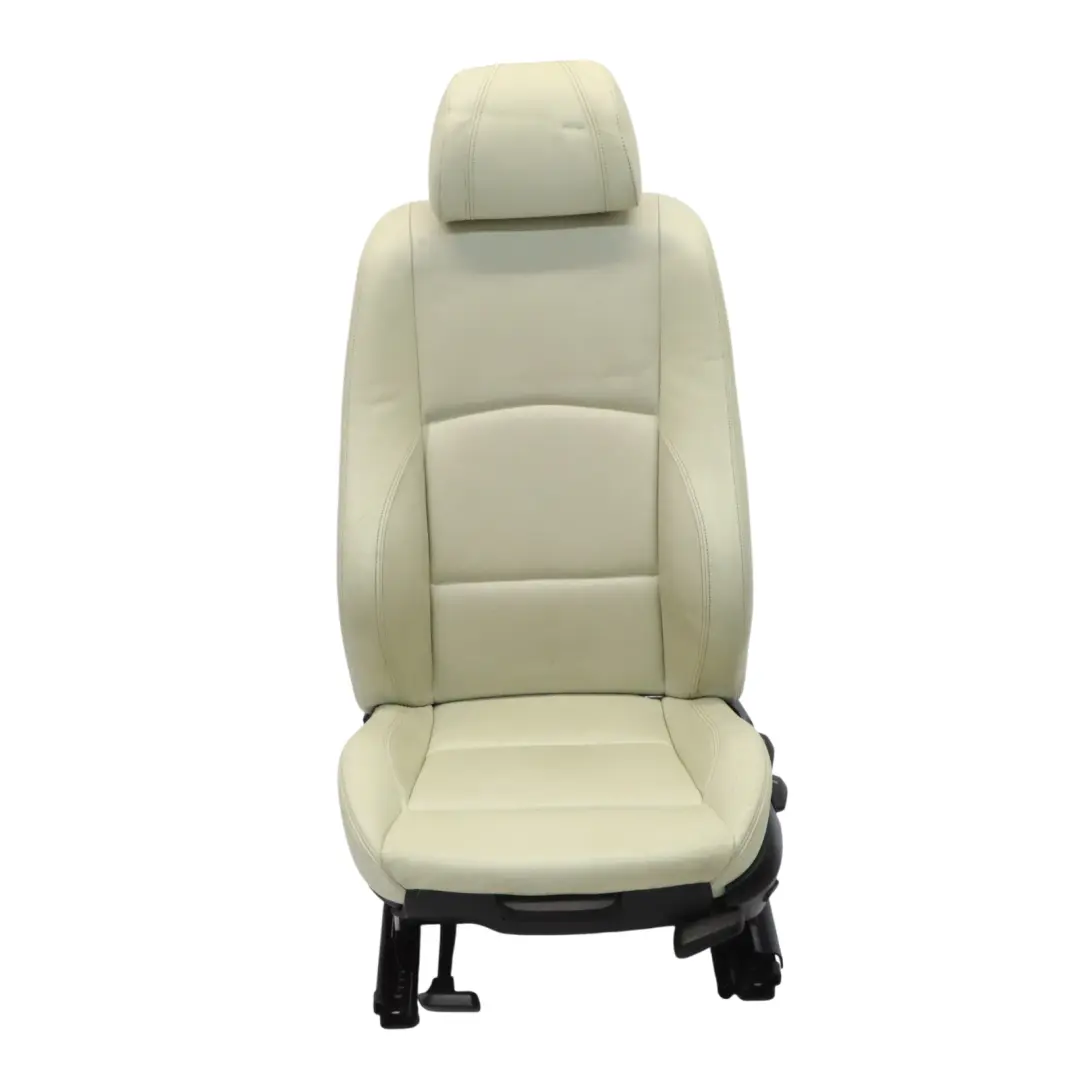 BMW E87 LCI Siège sport avant gauche intérieur chauffant en cuir Boston Lemon - SKU 7251077-1 - Numéro de pièce 7251077