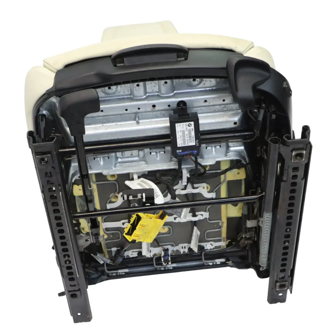 BMW E87 LCI Siège sport avant gauche intérieur chauffant en cuir Boston Lemon - SKU 7251077-1 - Numéro de pièce 7251077