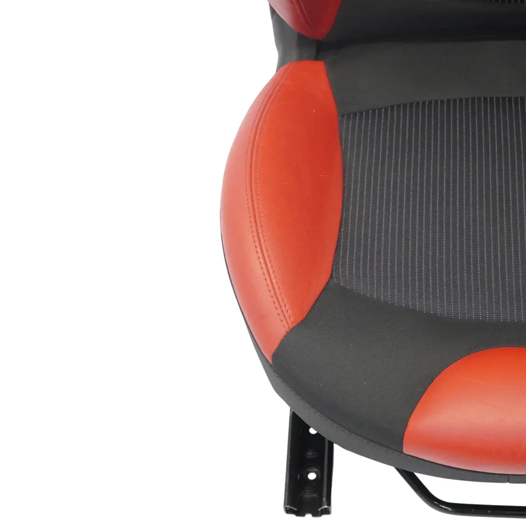  Front Seat Mini R55 R56 LCI Left N/S Sport Cloth Fabric Red Leather - SKU 7255589-3 - Part number 7255589