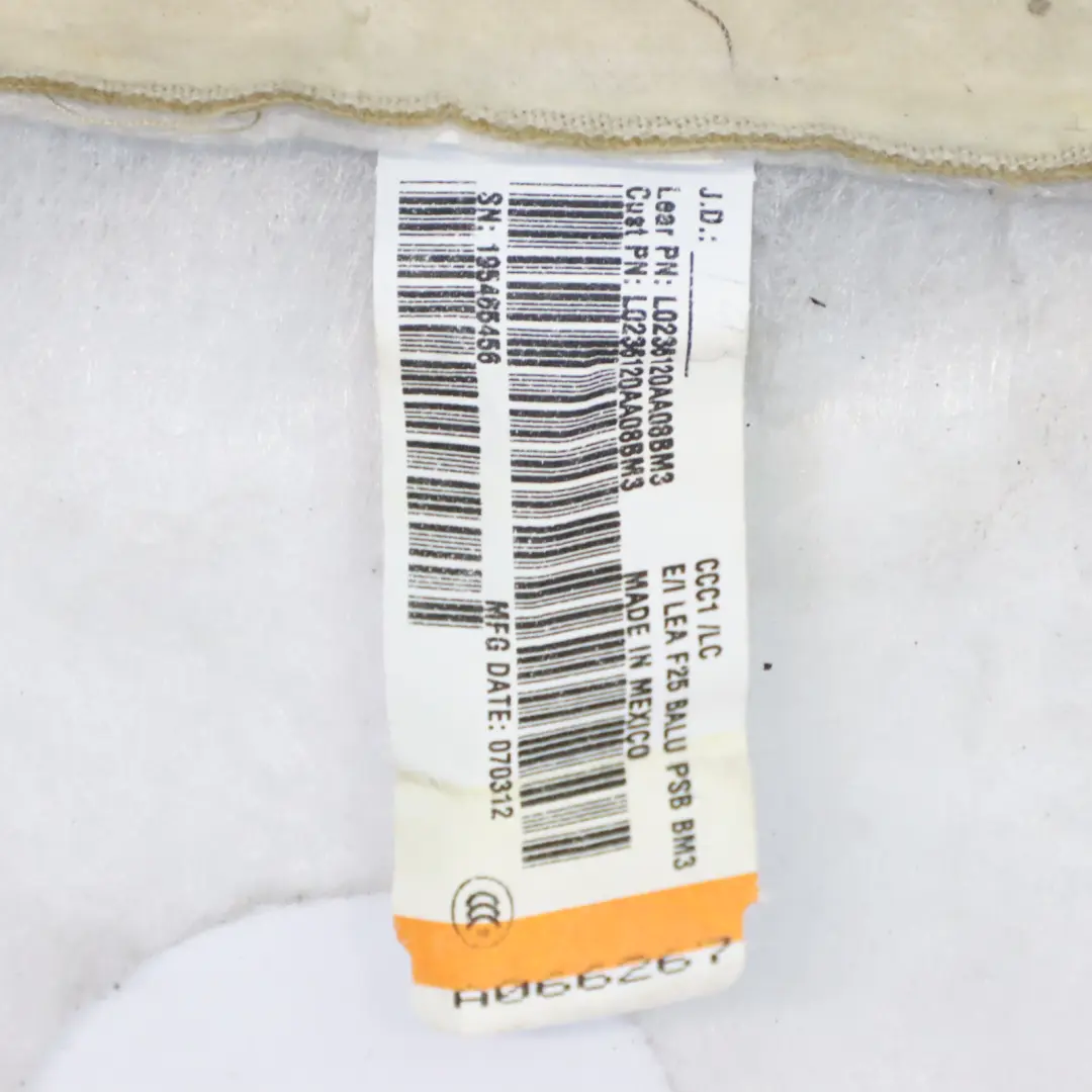 Siège Avant Dossier Coussin Chauffant Droit pour BMW X3 F25 à propos du numéro de pièce 7255658 BMW X3 F25 Siège Avant Dossier Coussin Chauffant Droit - SKU 7255658 - Numéro de pièce 7255658