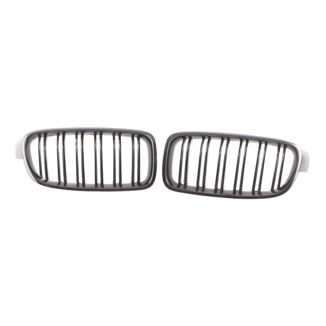 BMW F30 F31 LCI Front Bumper Grille Frame Left Right N/O/S Sport Set Kit - SKU 7260497-2 - Part number 7260497