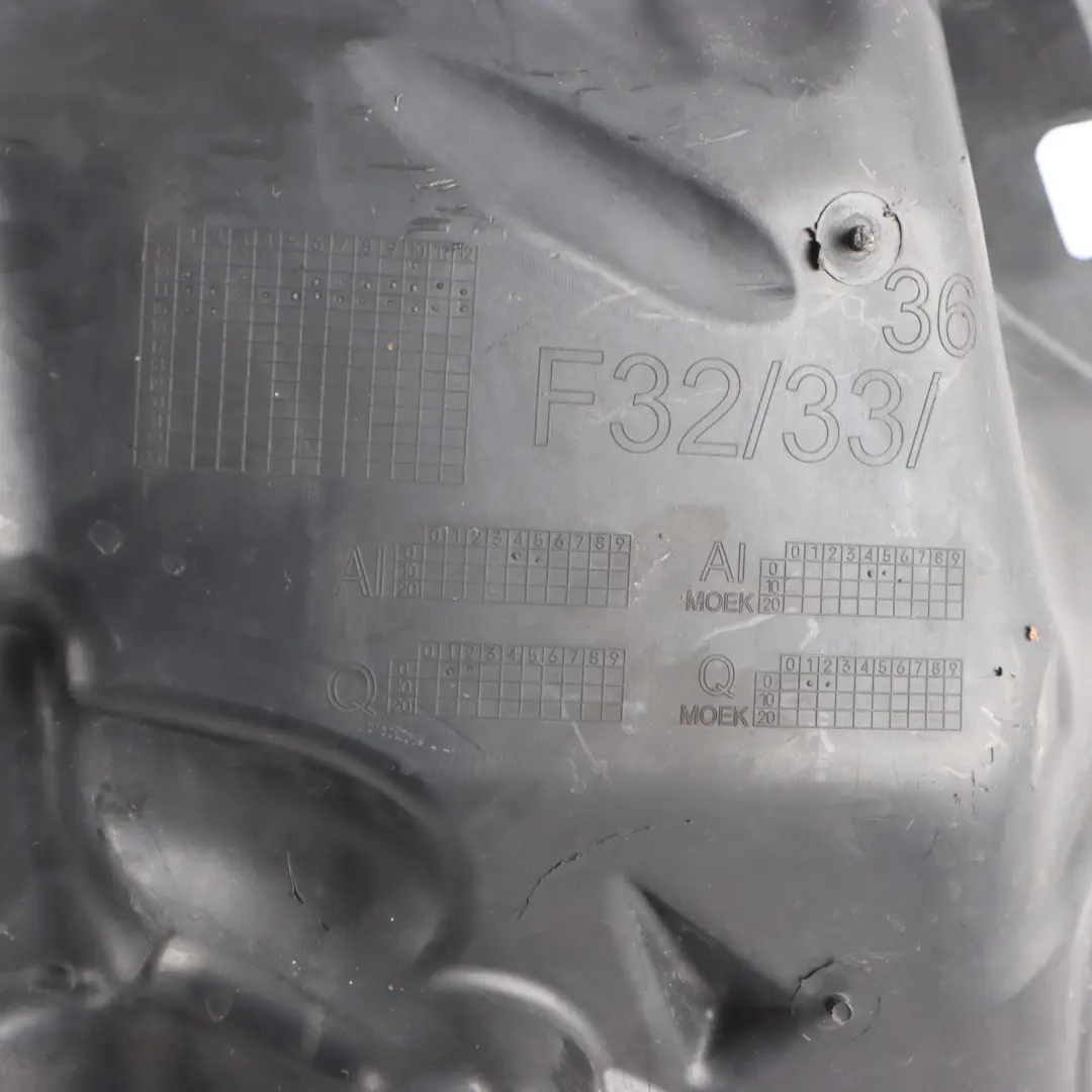 Arch Front Right O/S Front Section Housing Cover Panel to BMW F32 F33 Wheel with Part number 7260730 BMW F32 F33 Wheel Arch Front Right O/S Front Section Housing Cover Panel - SKU 7260730-2 - Part number 7260730