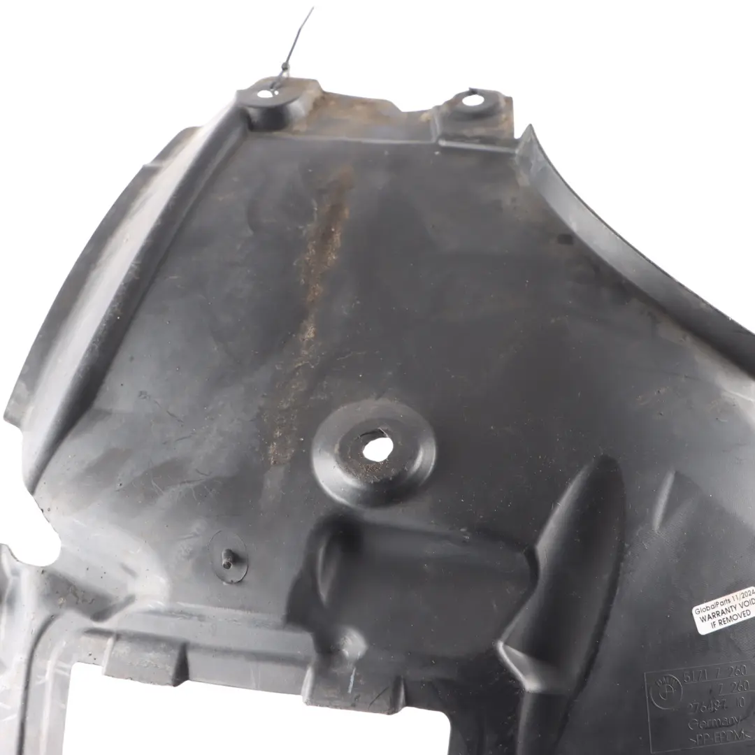 BMW F32 F33 Wheel Arch Front Right O/S Front Section Housing Cover Panel - SKU 7260730-2 - Part number 7260730