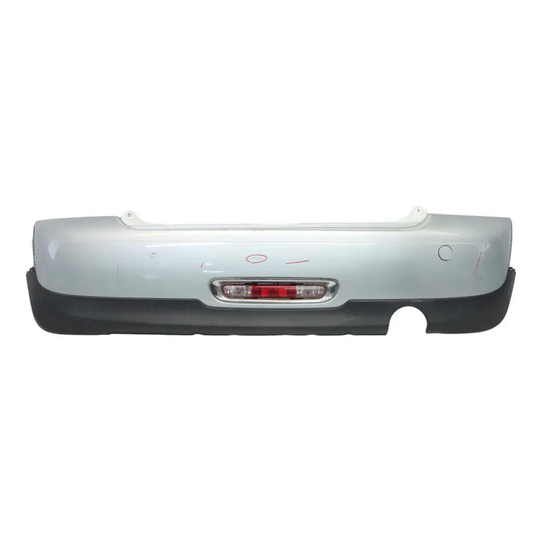 Mini R56 LCI Habillage du panneau du pare-chocs arrière Pure Silver - 900 - SKU 7264356-PS - Numéro de pièce 7264356