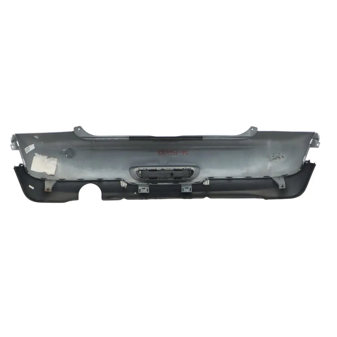Mini R56 LCI Habillage du panneau du pare-chocs arrière Pure Silver - 900 - SKU 7264356-PS - Numéro de pièce 7264356