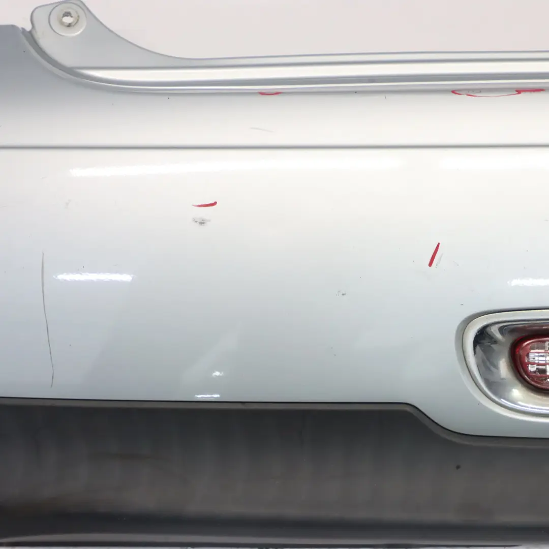 Bumper Trim Panel Covering Pure Silver Metallic - 900 to Mini R56 LCI Rear with Part number 7264356 Mini R56 LCI Rear Bumper Trim Panel Covering Pure Silver Metallic - 900 - SKU 7264356-PS - Part number 7264356
