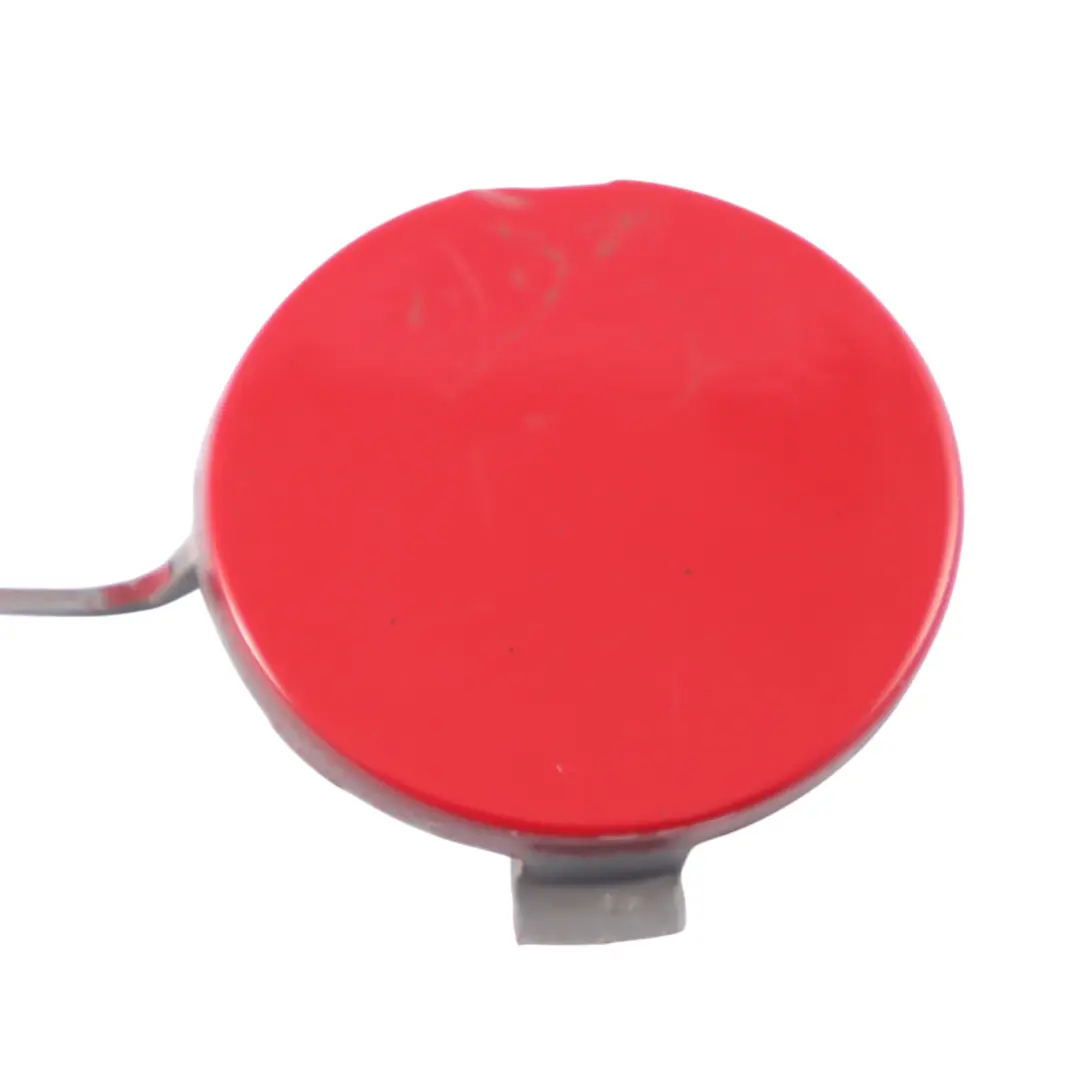 Bumper Towing Lug Eye Cover Trim Chili Red - 851 to Mini R56 LCI Rear with Part number 7264357 Mini R56 LCI Rear Bumper Towing Lug Eye Cover Trim Chili Red - 851 - SKU 7264357-CHRED - Part number 7264357