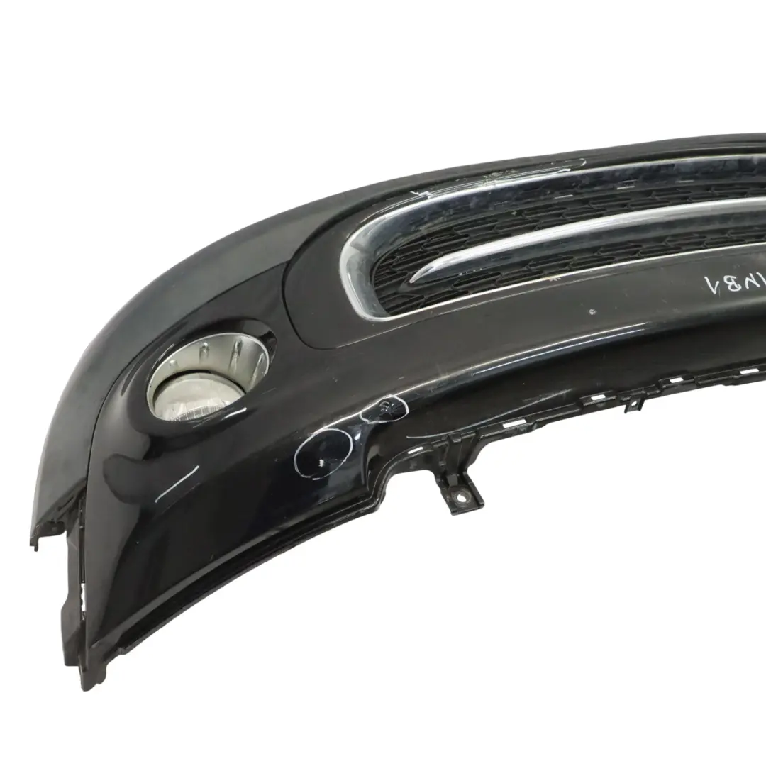 Complete Front Bumper Trim Panel Midnight Black - A94 to Mini Cooper R55 R56 LCI with Part number 7268746 Mini Cooper R55 R56 LCI Complete Front Bumper Trim Panel Midnight Black - A94 - SKU 7268746-MNB1 - Part number 7268746