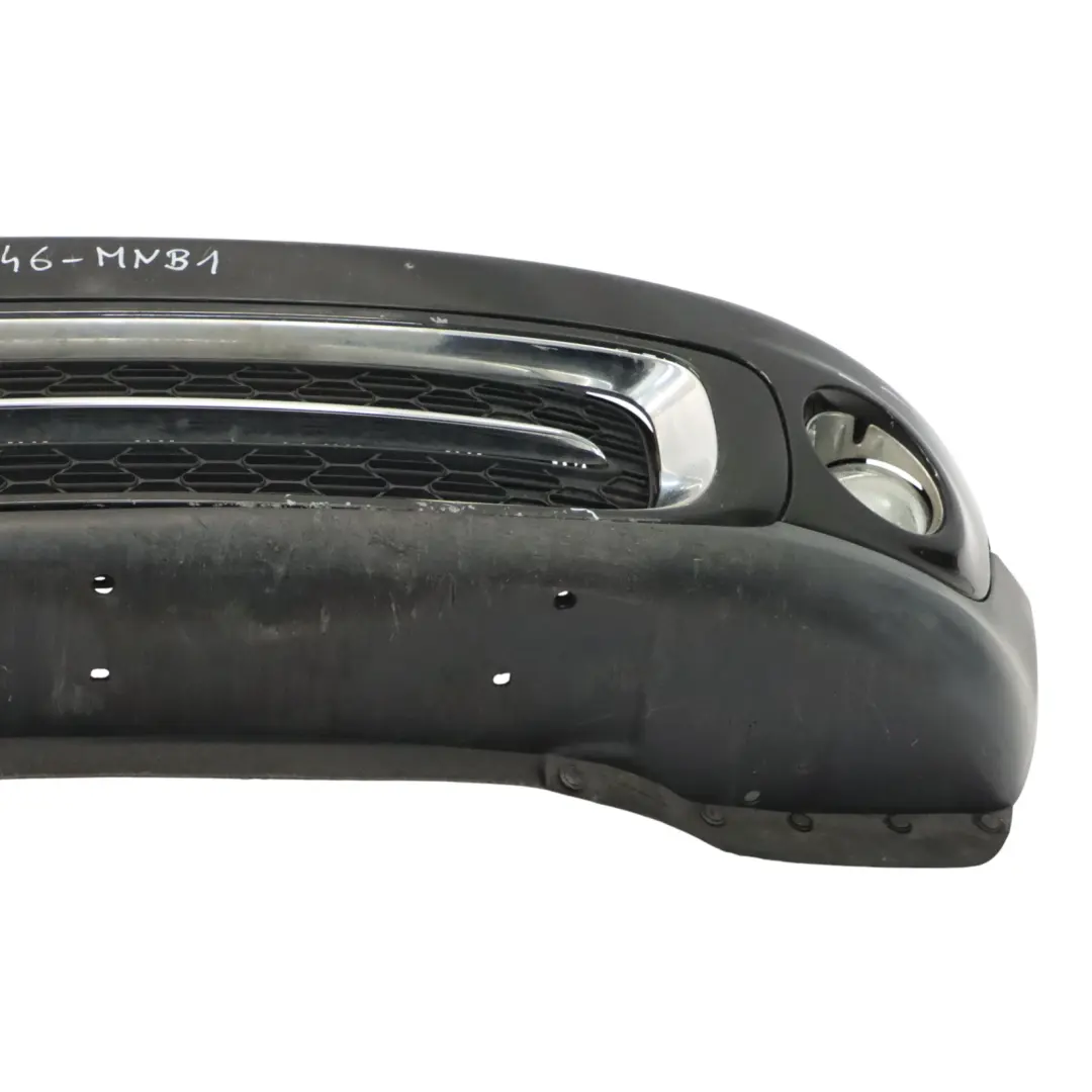 Complete Front Bumper Trim Panel Midnight Black - A94 to Mini Cooper R55 R56 LCI with Part number 7268746 Mini Cooper R55 R56 LCI Complete Front Bumper Trim Panel Midnight Black - A94 - SKU 7268746-MNB1 - Part number 7268746