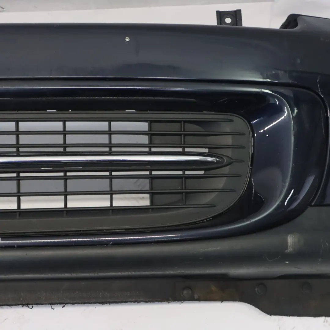 Front Bumper Mini R55 R56 LCI Complete Trim Panel Reef Blue Metallic - B30 to with Part number 7268746 Front Bumper Mini R55 R56 LCI Complete Trim Panel Reef Blue Metallic - B30 - SKU 7268746-REEF - Part number 7268746