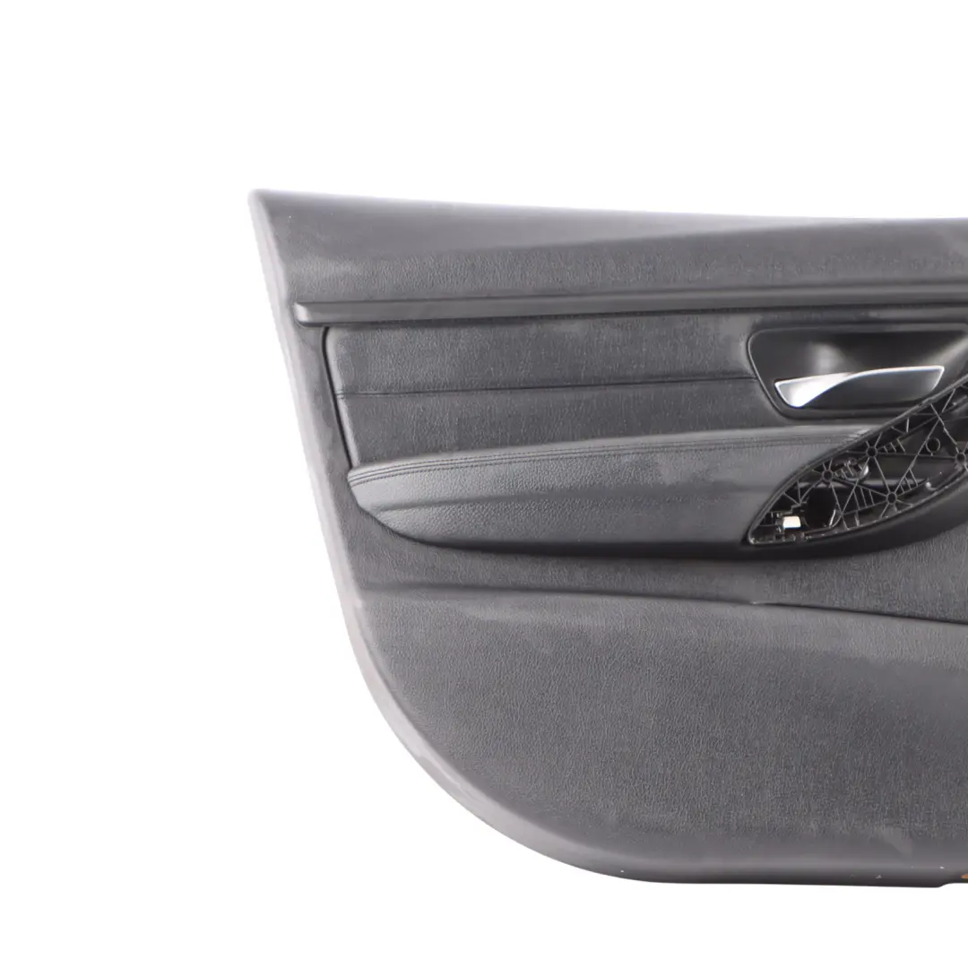 BMW F30 F31 Panneau de doublure de carte de porte avant gauche Cuir noir - SKU 7279193 - Numéro de pièce 7279193
