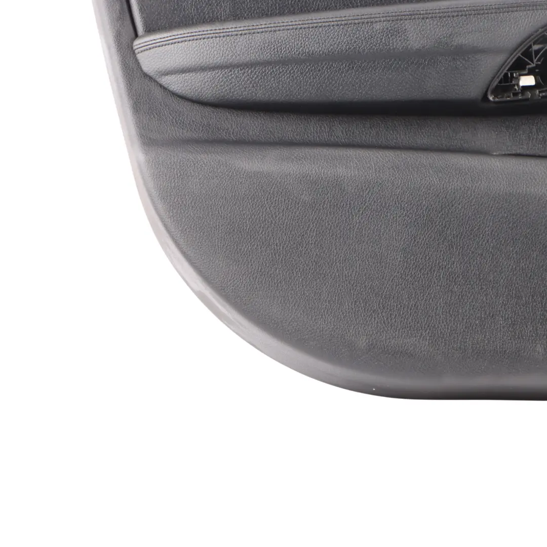 BMW F30 F31 Anteriore Sinistra Pannello Fodera Porta Pelle Nera - SKU 7279193 - Numero di parte 7279193