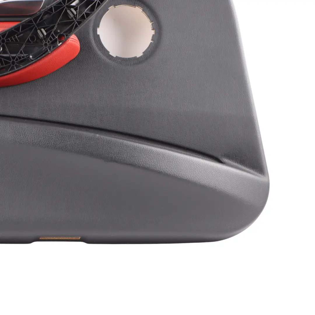 Front Left N/S Door Card Lining Panel Leather Red Black to BMW F30 F31 LCI with Part number 7279199 BMW F30 F31 LCI Front Left N/S Door Card Lining Panel Leather Red Black - SKU 7279199 - Part number 7279199