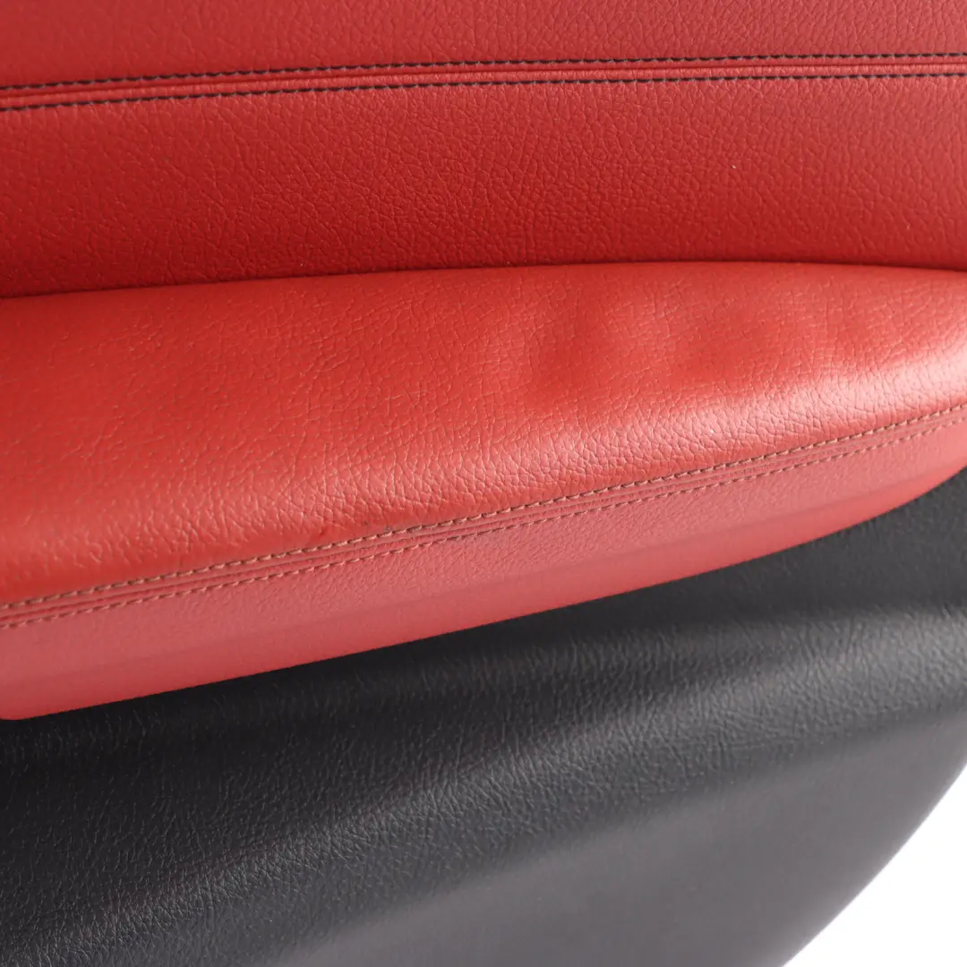 Front Right O/S Door Card Lining Panel Leather Red Black to BMW 3 F30 F31 LCI with Part number 7279200 BMW 3 F30 F31 LCI Front Right O/S Door Card Lining Panel Leather Red Black - SKU 7279200-1 - Part number 7279200