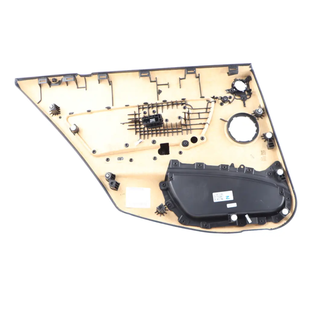 Door Card BMW F30 F31 Rear Right O/S Lining Panel Cover Leather Korall Rot Black to with Part number 7280946 Door Card BMW F30 F31 Rear Right O/S Lining Panel Cover Leather Korall Rot Black - SKU 7280946-1 - Part number 7280946